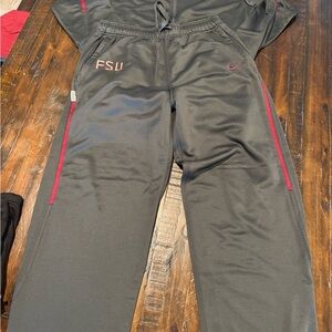 Florida State Nike Track suit grey and garnet